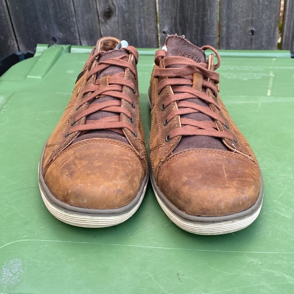 Skechers Sorino Pantalone SN 64242 Relaxed Fit Memory Foam Lace up Shoes Size 11 - Picture 2 of 8